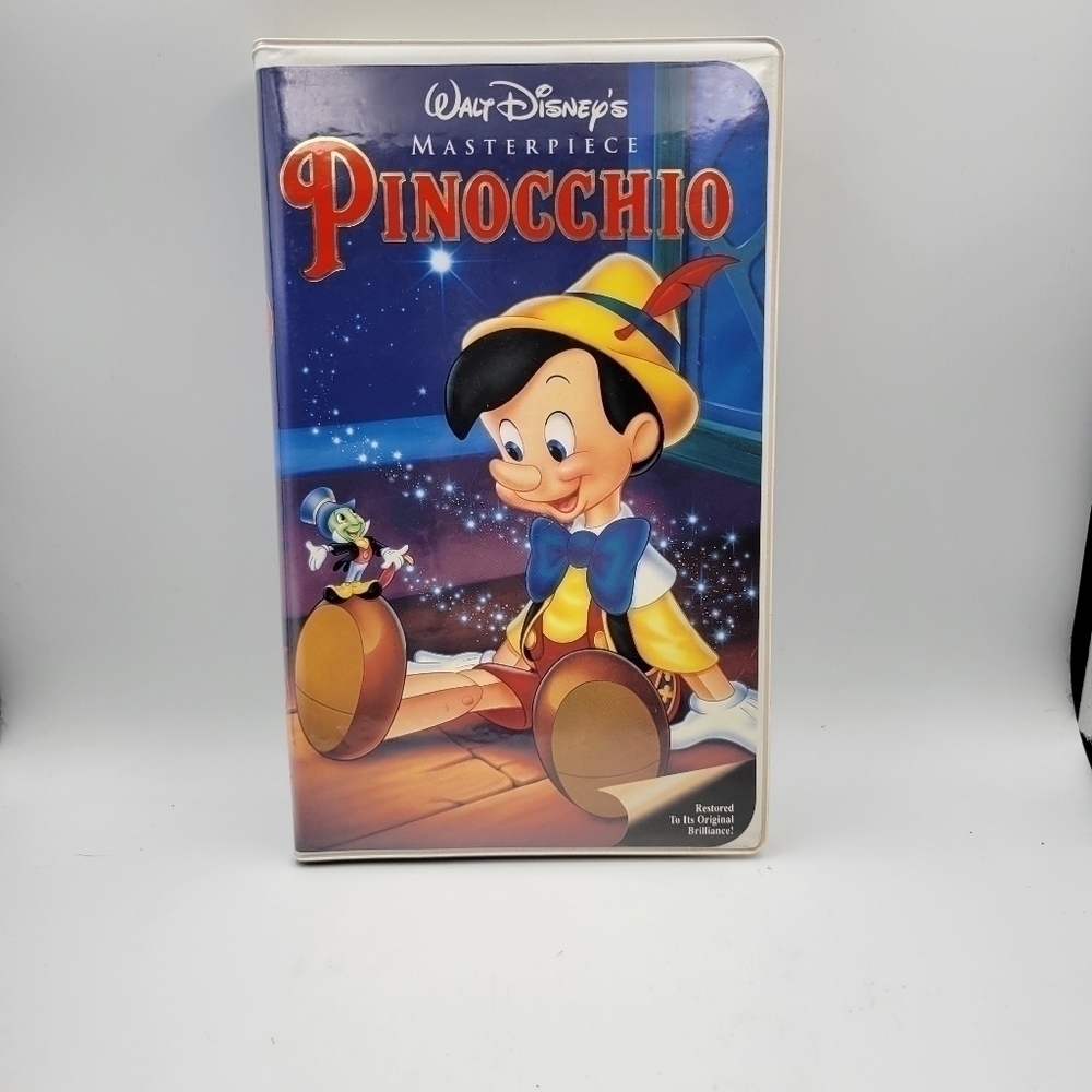 Pinocchio (1940) Walt Disney Pictures VHS Tape